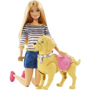 barbie avec chien et chiot
