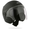 CASQUE - PIECE DETACHEE CASQUE NOX Casque Moto/Scooter Jet N180 Noir mat