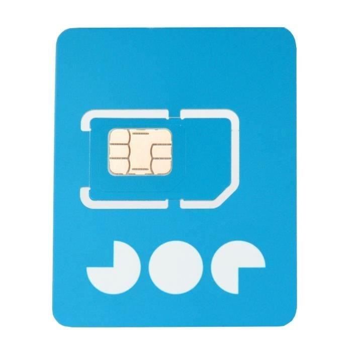 CARTE SIM Carte SIM forfaits Joe Mobile sans engagement