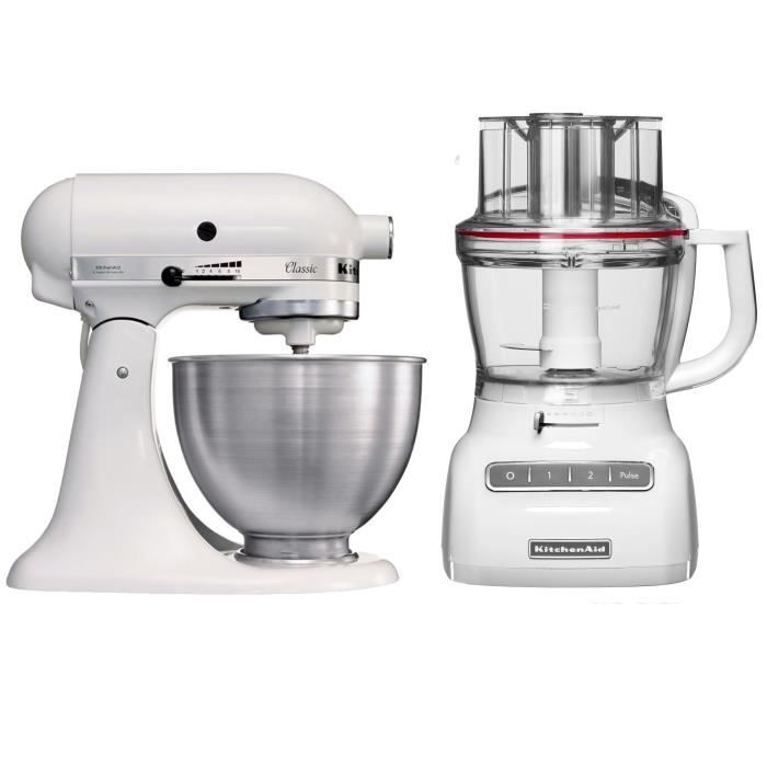 Pack KitchenAid : Robot sur socle CLASSIC 5K45SS + Achat / Vente