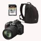 APPAREIL PHOTO NUMERIQUE Nikon D3100 + AF-S VR 18-105mm + SD 8Go + étui