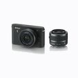 COMPACT NIKON 1 J1 noir mat  + 10-30 mm + 10 mm