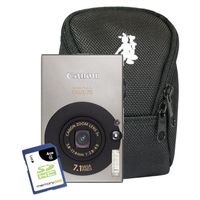 COMPACT CANON Ixus 70 Noir + Etui + Sd 4Go