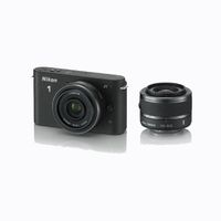 APPAREIL PHOTO NUMERIQUE NIKON 1 J1 noir mat  + 10-30 mm + 10 mm