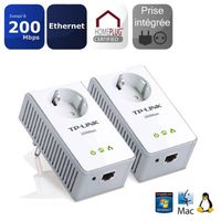 Comparer TP LINK TLPA250KIT BLANC 2PACK  