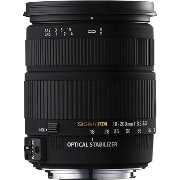 SIGMA 18-200mm DC For Canon清掃済完動品+ampleur.vn