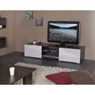  MANGO Banc TV 140cm chocolat et blanc brillant