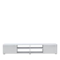 MEUBLE TV - HI-FI MANGO Banc TV 185cm 4 niches 2 tiroirs blanc