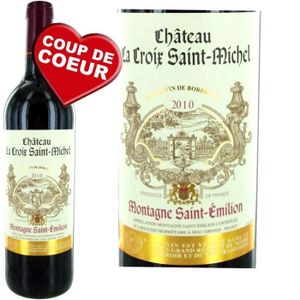 VIN ROUGE La Croix Saint-Michel Montagne St Emilion 2010 x1 VIN ROUGE La Croix Saint-Michel Montagne St Emilion 2010 x1