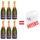 6 Champagnes Montaudon Brut 2011 - 1 seau OFFERT