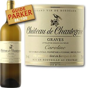 VIN BLANC Château Chantegrive Cuvée Caroline Graves 2011 VIN BLANC Château Chantegrive Cuvée Caroline Graves 2011