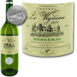 VIN BLANC Château Le Vigneau Bergerac Sec 2011