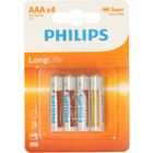  4 Piles AAA - LongLife Batterie