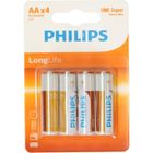  4 Piles AA - LongLife Batterie