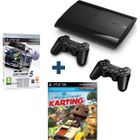  PS3 12 Go + 2 MANETTES + GRAN TURISMO 5 + LBP KART
