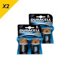  2 Packs Duracell - Pile Alcaline - Dx2 Ultra Power