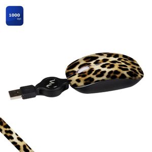 SOURIS T'NB SOURIS OPTIQUE GUPPY VIP2 - LEOPARD