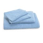  Lot 1 drap+1 serv.+2 gants BIO Bleu 450 gr