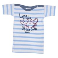 T-SHIRT ABSORBA T-shirt éponge Bleu / Blanc Garçon
