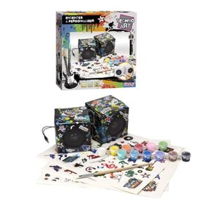 PACK ART GRAPHIQUE  Techno Art Enceintes A Personnaliser Noires