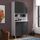 ECO Buffet L 80 cm - Blanc mat et gris anthracite