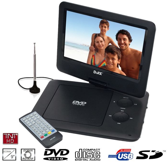 Jix PVS902 95L Lecteur DVD portable lecteur dvd portable, avis et