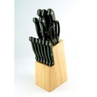 COUTEAU DE CUISINE - FEUILLE - COUPERET - FENDOIR Bloc 13 Pièces Coutellerie