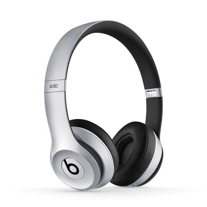 BEATS Solo 2 Wireless Casque Audio Bluetooth Gris Sidéral - Casque ...