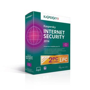 ANTIVIRUS Kaspersky Internet Security 2014 2 Postes / 1 An ANTIVIRUS Kaspersky Internet Security 2014 2 Postes / 1 An