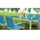 TABLE DE JARDIN VENDUE SEULE BORA Table rectangulaire alu / verre 160 cm Bleu