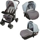  BAMBISOL Poussette combinée Trio Bibop Blue Lines
