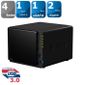 SERVEUR STOCKAGE - NAS  Synology Boîtier NAS 4 Baies DS412+