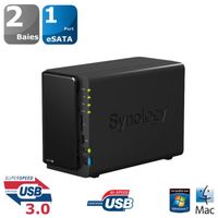 Comparer SYNOLOGY DS213PLUS NOIR 8TO  