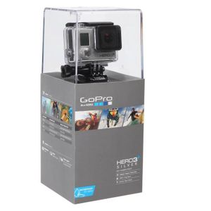 CAMÉSCOPE NUMÉRIQUE GoPro HERO 3+ Silver Edition CAMÉSCOPE NUMÉRIQUE GoPro HERO 3+ Silver Edition