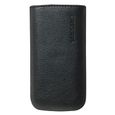 HOUSSE / ETUI / COQUE / FACADE / BIJOUX DE PORTABLE SAMSUNG Housse verticale cuir noir