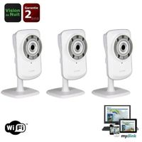  D-Link pack de 3 caméras IP DCS-932L