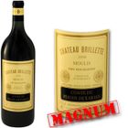 VIN ROUGE Magnum de Château Brillette AOC Moulis 1998