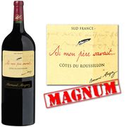 VIN ROUGE Magnum Si Mon Père Savait Côtes du Roussillon 09