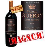 VIN ROUGE Magnum de Château Guerry Côtes de Bourg 2009