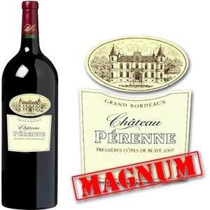 VIN ROUGE Château Pérenne 2007 Magnum VIN ROUGE Château Pérenne 2007 Magnum