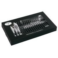 LAGUIOLE Ménagère 24 pièces NOIR Mat LAGUIOLE Ménagère 24 pièces NOIR Mat