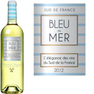 VIN BLANC Bleu de Mer Blanc B. Magrez x1 VIN BLANC Bleu de Mer Blanc B. Magrez x1