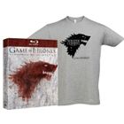  Blu-Ray Game Of Thrones Saisons 1+2 + Tee-shirt