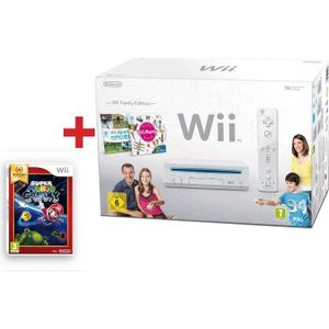 WII PACK Wii FAMILY EDITION + SUPER MARIO GALAXY