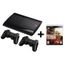 PLAYSTATION 3 PS3 12 GO NOIRE + 2 DUAL SHOCK + MEDAL OF HONOR