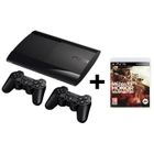  PS3 12 GO NOIRE + 2 DUAL SHOCK + MEDAL OF HONOR