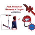  Pack Spiderman Trottinette + Casque