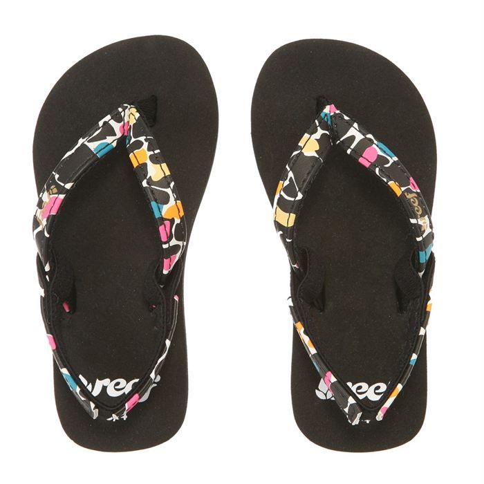 REEF Tongs Little Uptown Noir et Multicolore Achat / Vente tong