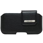 HOUSSE / ETUI / COQUE / FACADE / BIJOUX DE PORTABLE SAMSUNG Etui Cuir Noir Horizontal XL