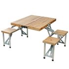 MEUBLE DE CAMPING TIPI Table Valise de Pique-Nique en Bois